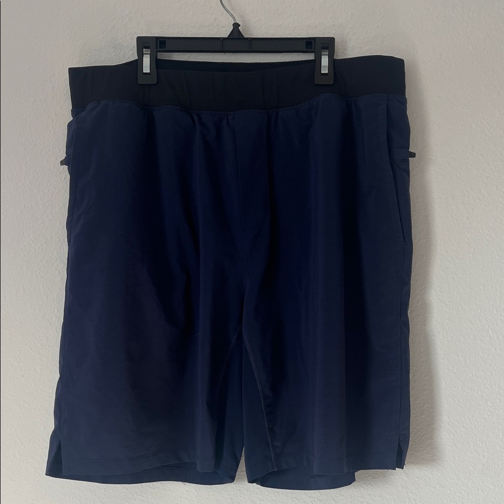 FABLETICS Navy Blue Lined Athletic Shorts